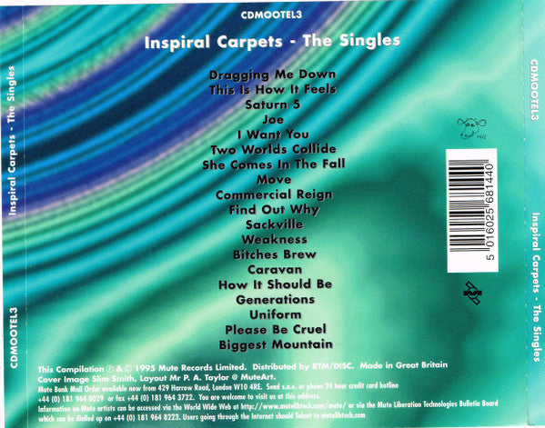 Inspiral Carpets - The Singles (1995 CD) NM