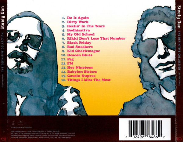 Steely Dan - The Definitive Collection (2006 CD) Mint