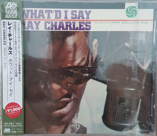 Ray Charles - What'd I Say (2013 Atlantic 1000 CD + Obi) Mint