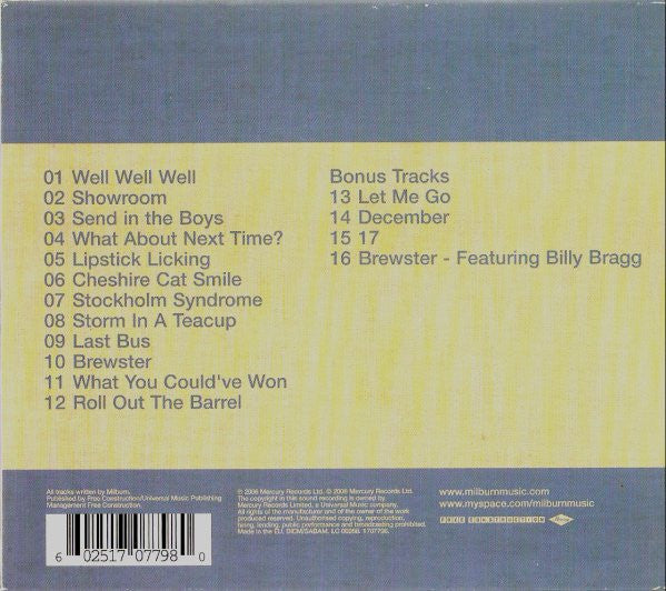 Milburn - Well Well Well (2006 Ltd Edition No.d CD) NM