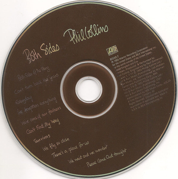 Phil Collins - Both Sides (1993 US CD) NM