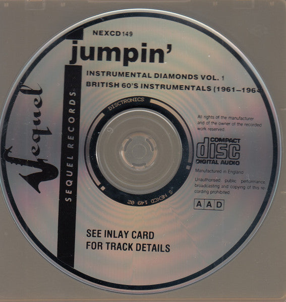 Various - Jumpin' Instrumental Diamonds vol.1 (1991 CD) Mint