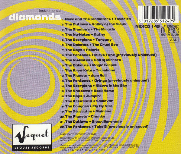 Various - Jumpin' Instrumental Diamonds vol.1 (1991 CD) Mint