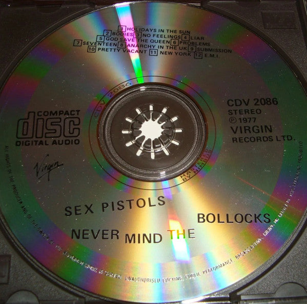 Sex Pistols - Never Mind The Bollocks (UK Nimbus CD) NM