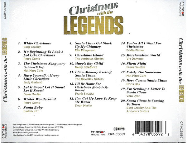 Various - Christmas with the Legends (2013 CD) NM