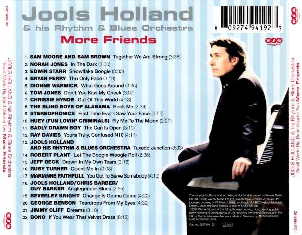 Jools Holland & his R&B Orchestra - More Friends (2002 CD) NM