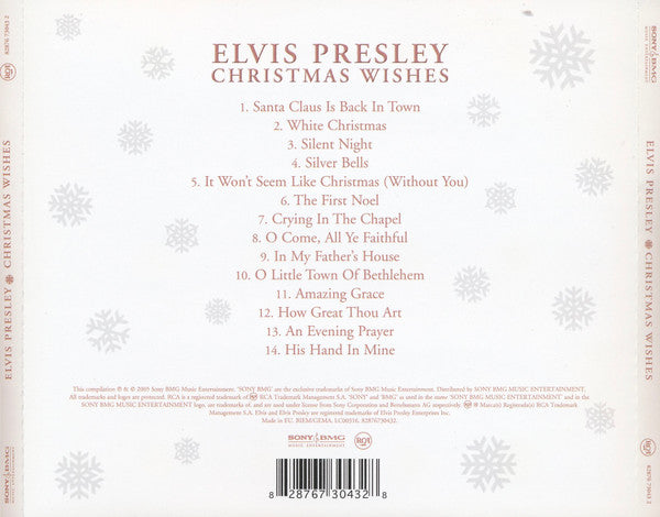 Elvis Presley - Christmas Wishes (2005 CD) NM