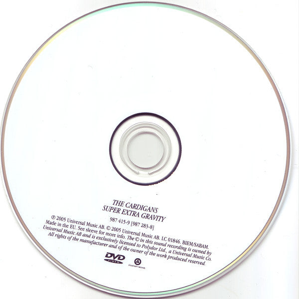 Cardigans - Super Extra Gravity (2005 Limited Edition CD + DVD) NM