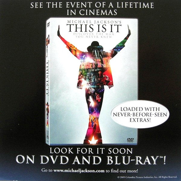 Michael Jackson - This Is It (2009 Souvenir Edition DCD) VG+