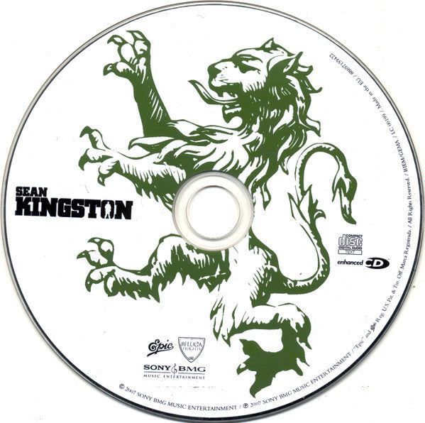 Sean Kingston - Sean Kingston (2007 CD) Mint