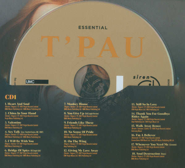 T'Pau - Essential (2021 Best of 3 CD Set) Sealed