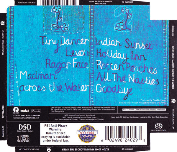 Elton John - Madman Across the Water (US SACD Hybrid) Mint