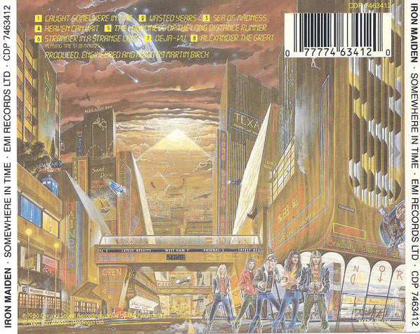 Iron Maiden - Somewhere in Time (UK 1986 Swindon CD) NM