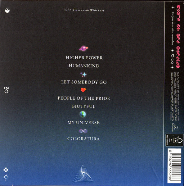 Coldplay - Music of the Spheres (2021 CD) VG+