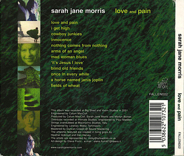 Sarah Jane Morris - Love and Pain (2003 CD) VG+