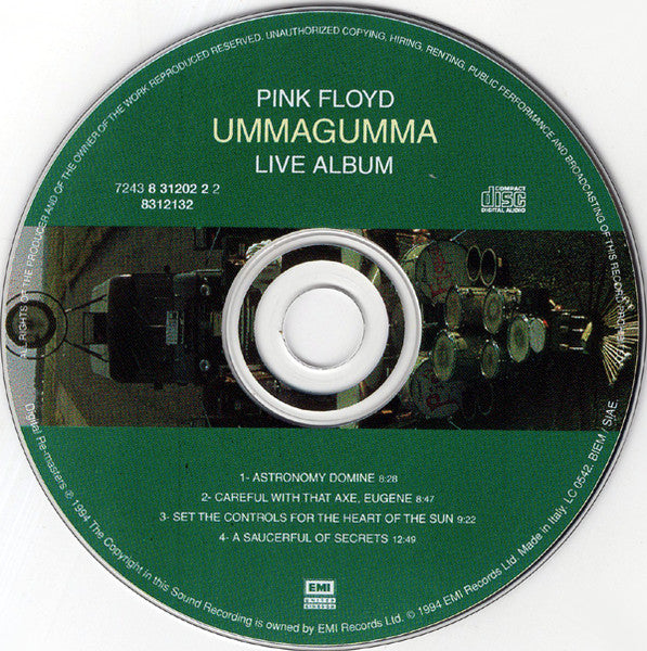 Pink Floyd - Ummagumma (Live/Studio DCD 1994 Box Set & Poster) Mint