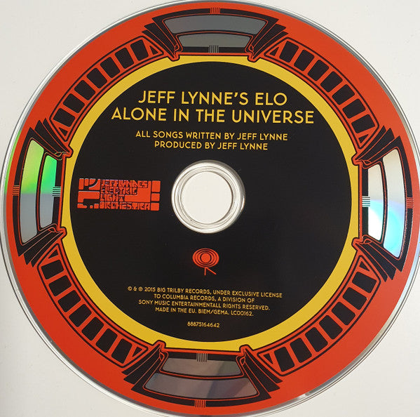 Jeff Lynne's ELO - Alone in the Universe (2015 Deluxe Lenticular CD) NM