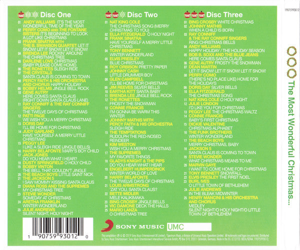 Various - The Most Wonderful Christmas (3 CD Set) New & Sealed