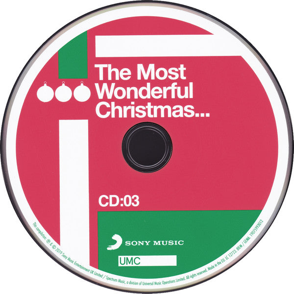 Various - The Most Wonderful Christmas (3 CD Set) New & Sealed