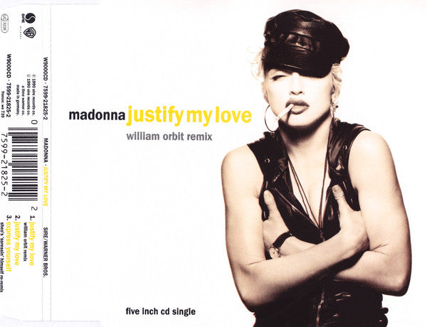 Madonna - Justify My Love (1990 CD Single) NM