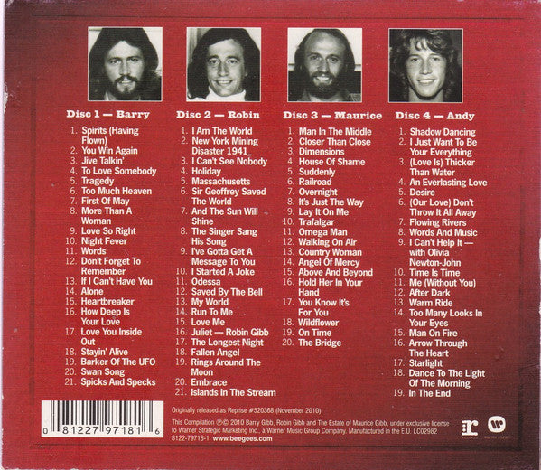 Bee Gees - Mythology (2012 4CD Box Set) NM