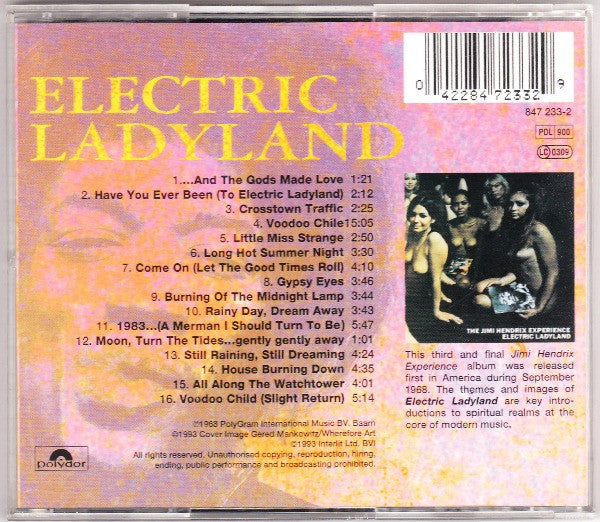 Jimi Hendrix - Electric Ladyland (1993 Polydor CD) NM
