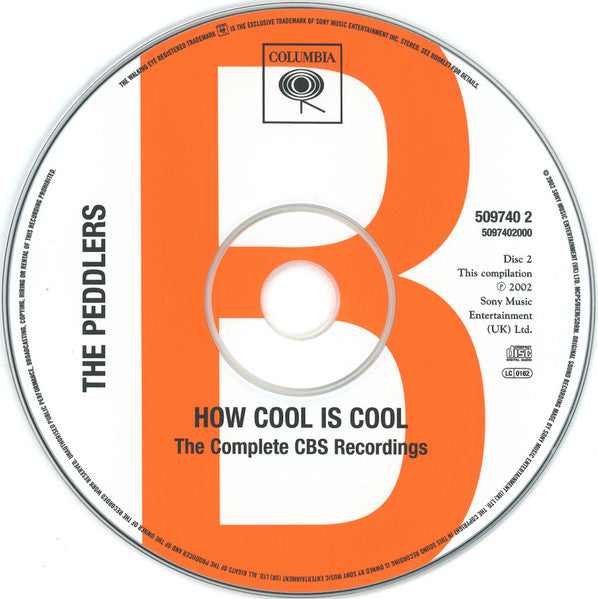 Peddlers - How Cool is Cool..Complete CBS Recordings (2002 UK DCD) NM