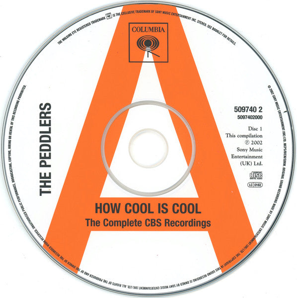 Peddlers - How Cool is Cool..Complete CBS Recordings (2002 UK DCD) NM
