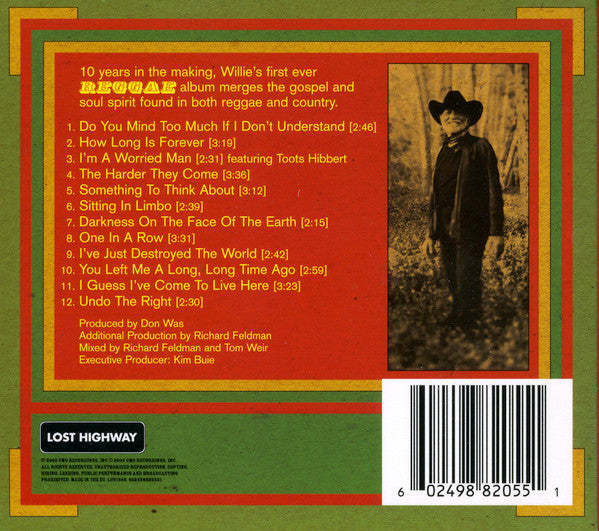 Willie Nelson - Countryman (2005 CD) VG+