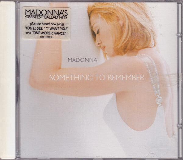 Madonna - Something to Remember (1999 CD) VG+