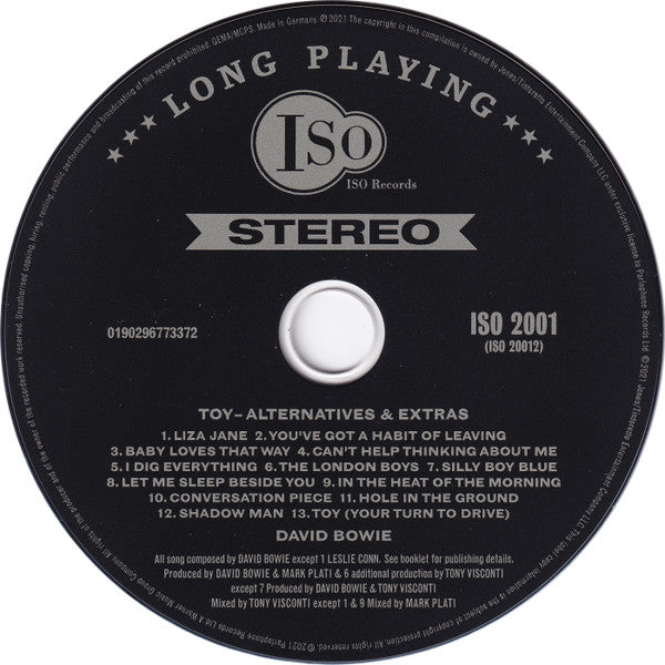 David Bowie - Toy (2022 3 CD Box Set) Mint