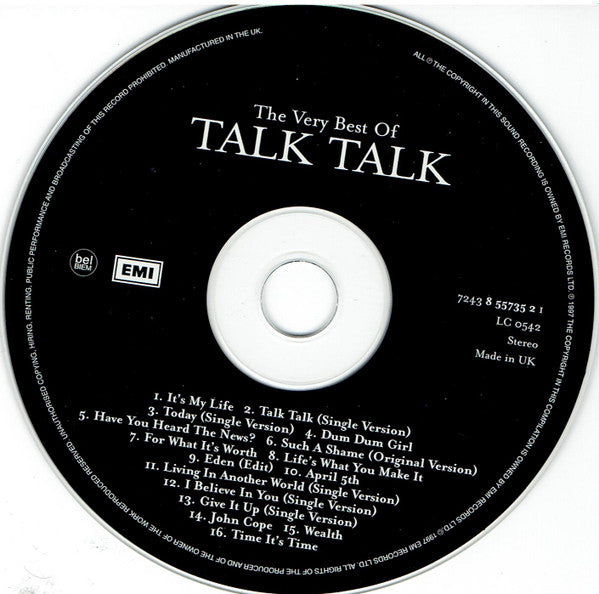 Talk Talk - The Very Best of (1997 CD) NM