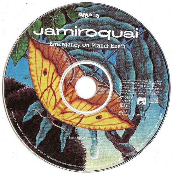 Jamiroquai - Emergency on Planet Earth (1993 CD) Mint