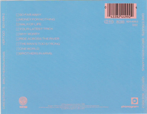 Dire Straits - Brothers in Arms (1996 CD) NM