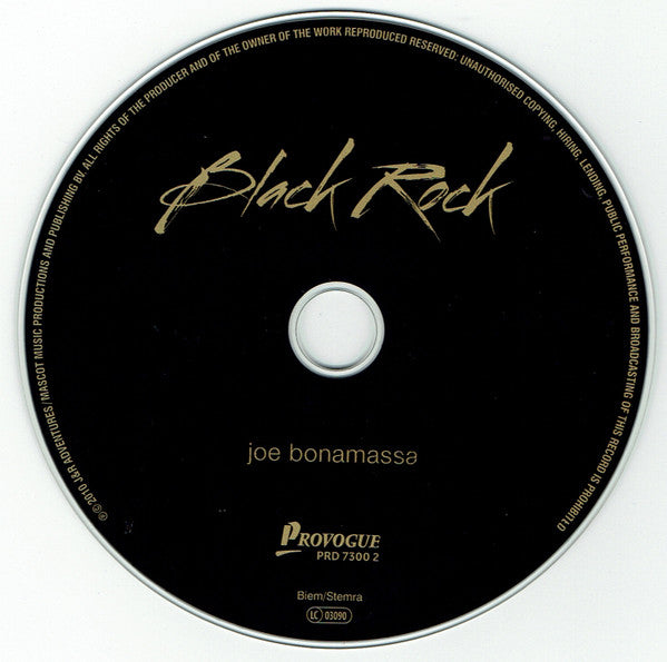 Joe Bonamassa - Black Rock (2010 CD) NM