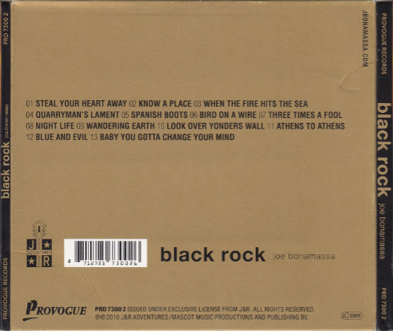 Joe Bonamassa - Black Rock (2010 CD) NM