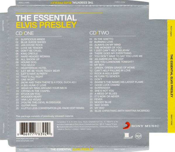 Elvis Presley - The Essential (2010 DCD) Sealed