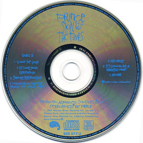 Prince - Sign "O" the Times (EU Slim Case DCD) NM