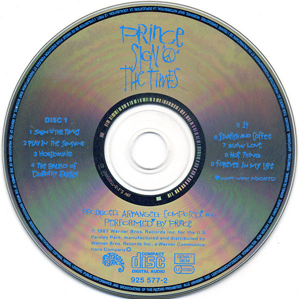 Prince - Sign "O" the Times (EU Slim Case DCD) NM
