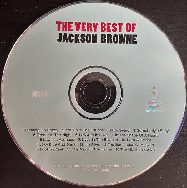 Jackson Browne - The Very Best of (2004 DCD) VG+