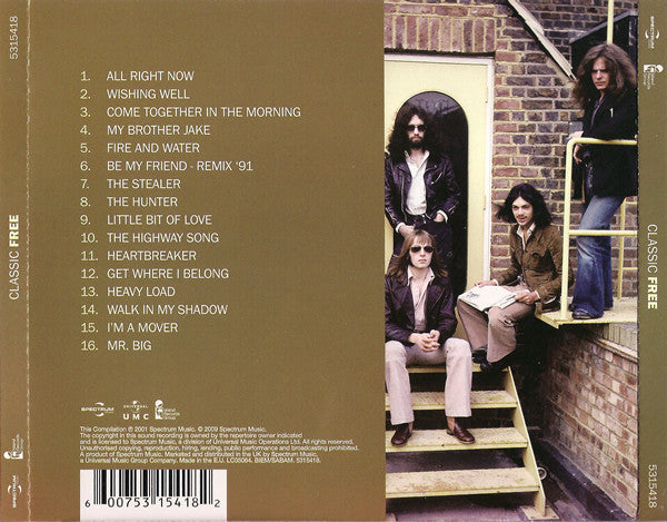 Free - Classic Free (2009 CD) Mint