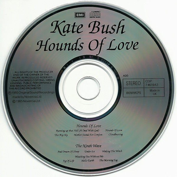 Kate Bush - Hounds of Love (1985 UK CD) NM