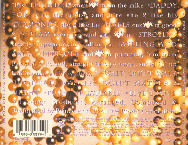 Prince & NPG - Diamonds and Pearls (1991 Hologram CD) NM