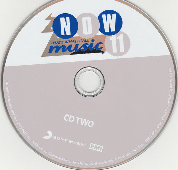 Various - Now Thats What I Call Music 11  (2022 DCD) Sealed