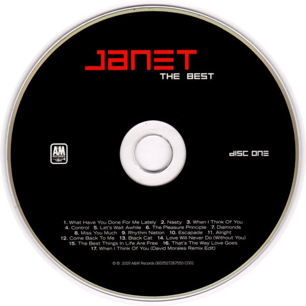 Janet Jackson - Janet ~ The Best (2009 Double CD) VG+