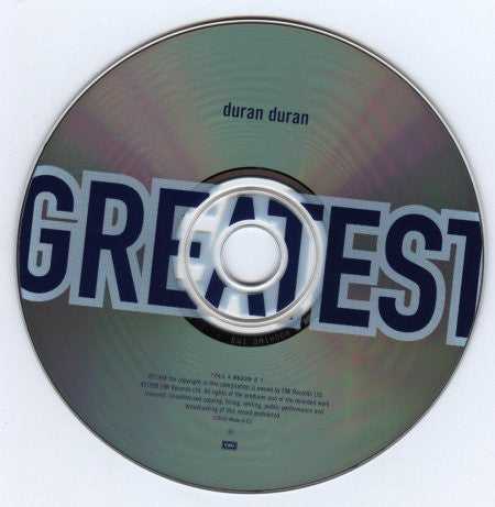 Duran Duran - Greatest (1998 EMI Swindon CD) Mint