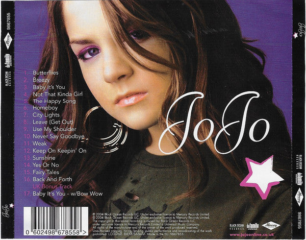 JoJo - JoJo (2004 CD) Mint