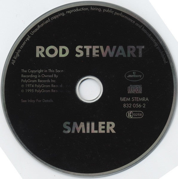 Rod Stewart - Smiler (1988 CD) NM