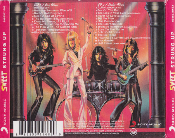 Sweet - Strung Up (Restored Edition + Live CD 2016 DCD) VG+