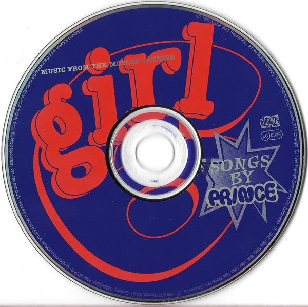 Prince / O.S.T - Girl 6 (1996 Soundtrack CD) Mint